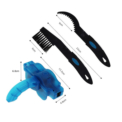 Bike Chain Washer Cleaner Kit Maintenance Tool,Specification: 4 In 1 Brush - Outdoor & Sports by buy2fix | Online Shopping UK | buy2fix