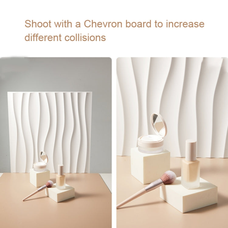 PVC Material Stereo 3D Shooting Background Board Photo Props,50 X 50cm(D094 European -style White) - Camera Accessories by buy2fix | Online Shopping UK | buy2fix