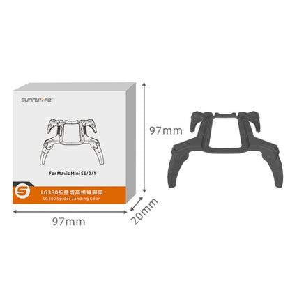 Sunnylife LG380 Heightening Spider Tripod Folding Drop Protection Bracket For DJI Mini 2 / SE(Dual -color) - Other by Sunnylife | Online Shopping UK | buy2fix