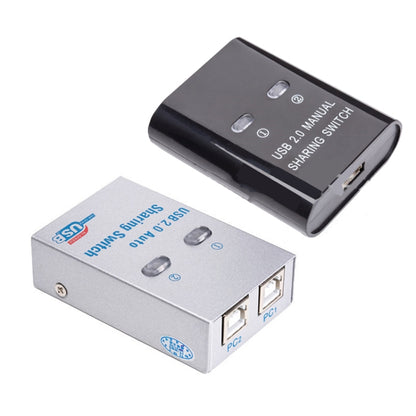 SW68 2 In 1 Switcher USB Automatic Print Sharer, Color: Silver - USB 2.0 HUB by buy2fix | Online Shopping UK | buy2fix