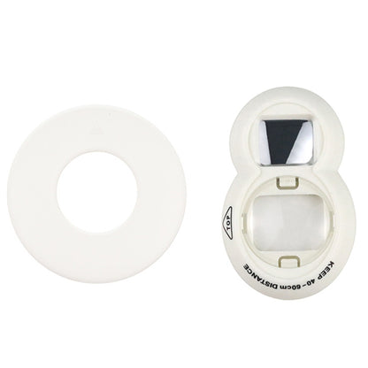 Mini Digital Camera Lens Selfie Mirror + Auxiliary Circle Set for FUJIFILM Instax Mini7+(White) - Camera Accessories by buy2fix | Online Shopping UK | buy2fix