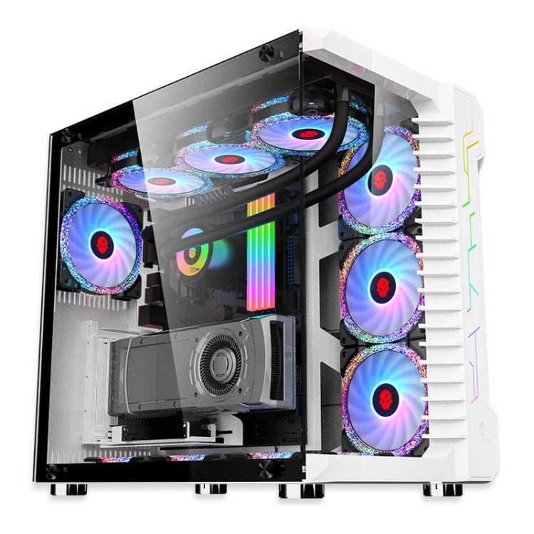 Computer CPU RGB luminous Radiator 6 Fans+Remote Control - Computer & Networking by buy2fix | Online Shopping UK | buy2fix