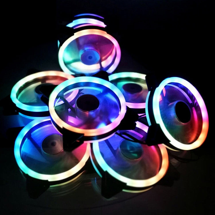 Computer CPU RGB luminous Radiator 6 Fans+Remote Control - Computer & Networking by buy2fix | Online Shopping UK | buy2fix