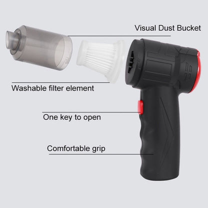 Car Wireless Blowing And Suction Dual-purpose Vacuum Cleaner Charging Model Super 16000pa - In Car by buy2fix | Online Shopping UK | buy2fix