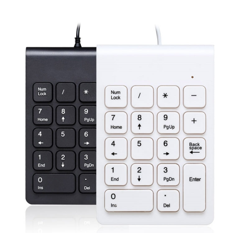 Laptop Wired Digital Mini USB Keyboard(Black) - Mini Keyboard by buy2fix | Online Shopping UK | buy2fix