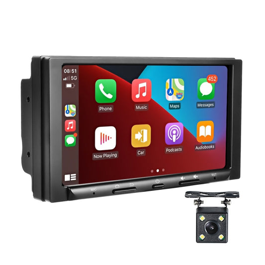 7 inch Carplay GPS Navigation Reverse Integrated Machine, Style: Standard+4 Light Camera(2+32G) - In Car by buy2fix | Online Shopping UK | buy2fix