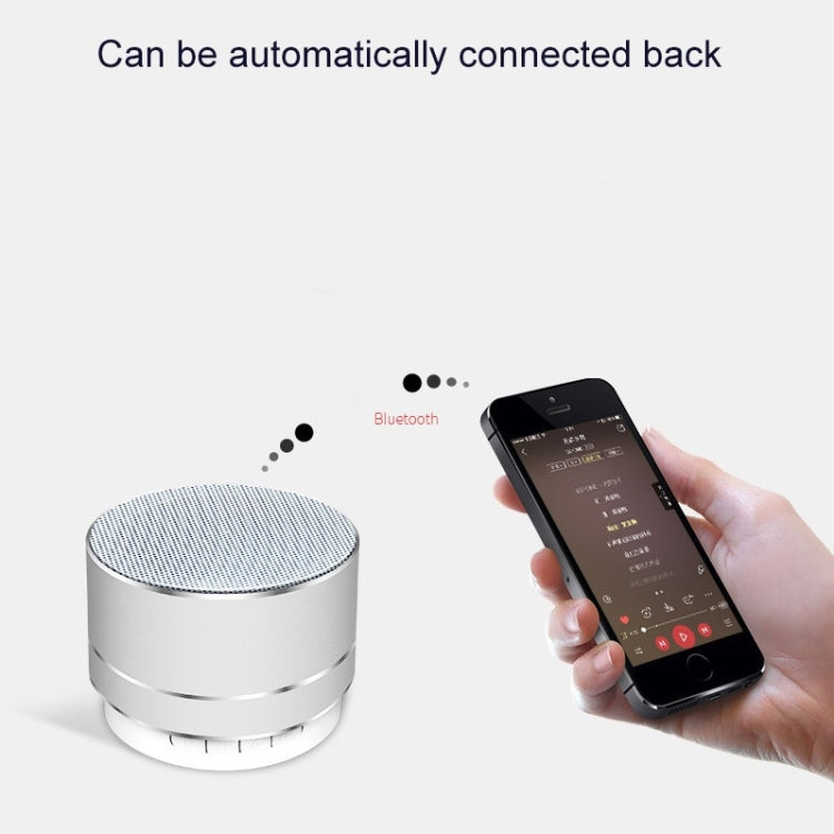 A10 Mini Metal Wireless Bluetooth Speaker(Red) - Mini Speaker by buy2fix | Online Shopping UK | buy2fix