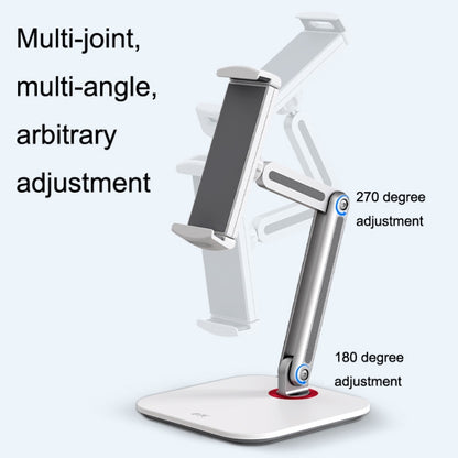 SSKY X38 Desktop Phone Tablet Stand Folding Online Classes Support, Style: Long Arm Version (Black) - Desktop Holder by SSKY | Online Shopping UK | buy2fix