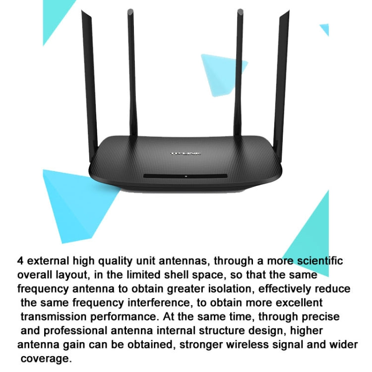 TP-LINK  TL-WDR5620  AC1200 5G/2.4G Dual-Band Gigabit Wireless Router,CN Plug With 1m Network Cable - Wireless Routers by TP-LINK | Online Shopping UK | buy2fix
