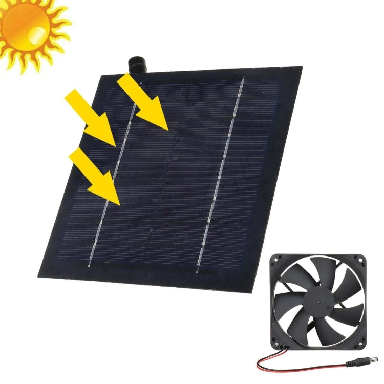 Al-043 20W Solar Mini Fan Bathroom Kitchen Solar Exhaust Fan - Others by buy2fix | Online Shopping UK | buy2fix