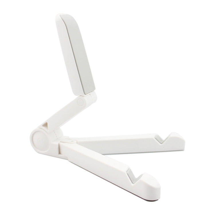 54356 Multifunctional Desktop Universal Foldable Triangular Phone Holder(White) - Desktop Holder by buy2fix | Online Shopping UK | buy2fix