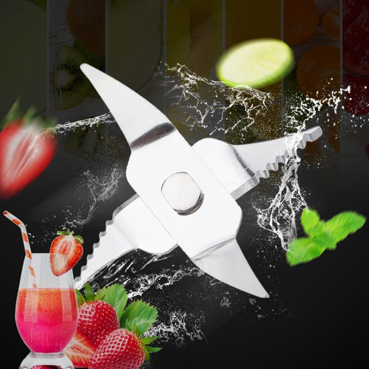 50 PCS CA-5408 Portable Fruit Juicer 4 Leaf Vertical Teeth Blade Stainless Steel Mixing Blade - Home & Garden by buy2fix | Online Shopping UK | buy2fix