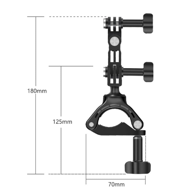 Bike Cycling Bracket Mount for Cell Phone & Sports Camera,Spec: Camera Set - Outdoor & Sports by buy2fix | Online Shopping UK | buy2fix