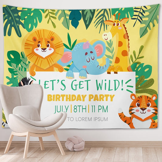 Happy Birthday Photo Backdrop Party Decoration Tapestry, Size: 200x150cm(GT56-7) - Camera Accessories by buy2fix | Online Shopping UK | buy2fix