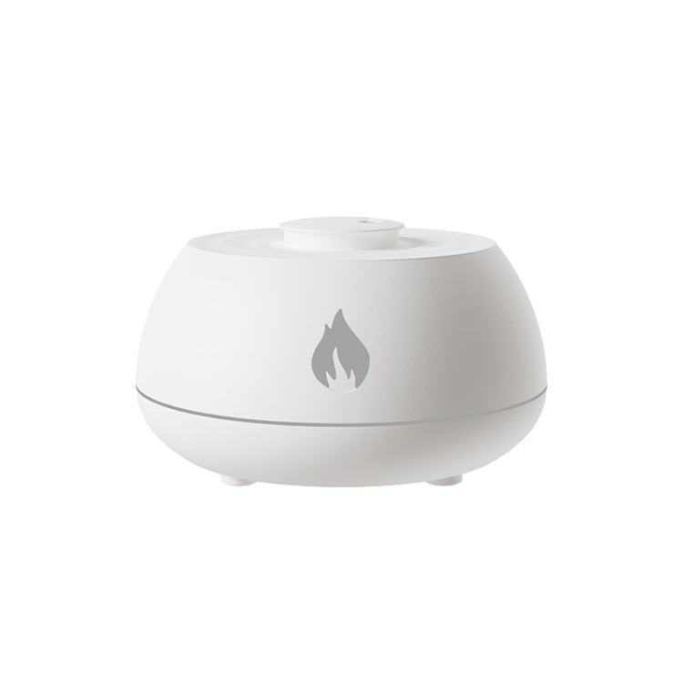 DQ707 130ml Simulation Flame Aromatherapy Machine Seven-color Ambient Light Humidifier  White - Home & Garden by buy2fix | Online Shopping UK | buy2fix