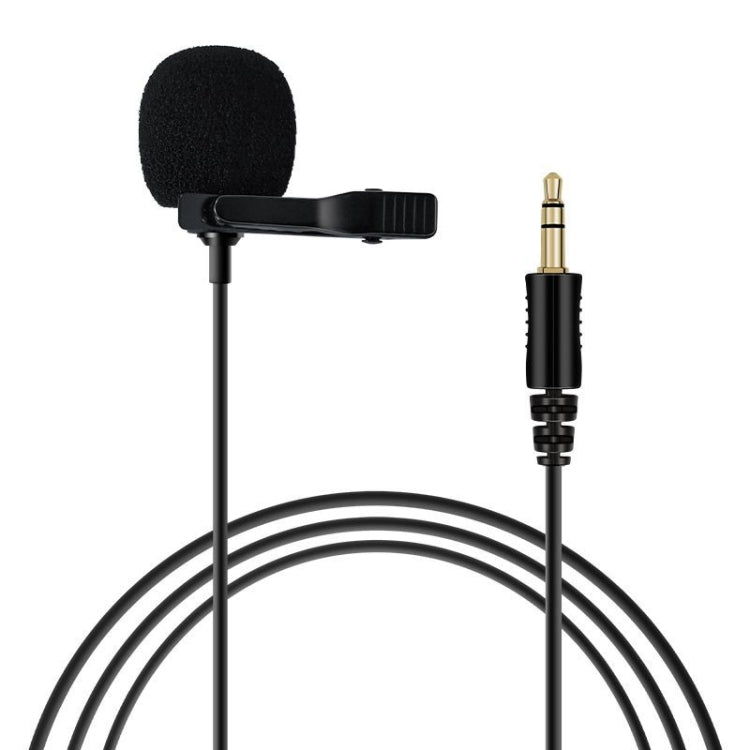 For Rode Wireless Camera Lavalier Microphone, Length 1.5m(Black) - Consumer Electronics by buy2fix | Online Shopping UK | buy2fix