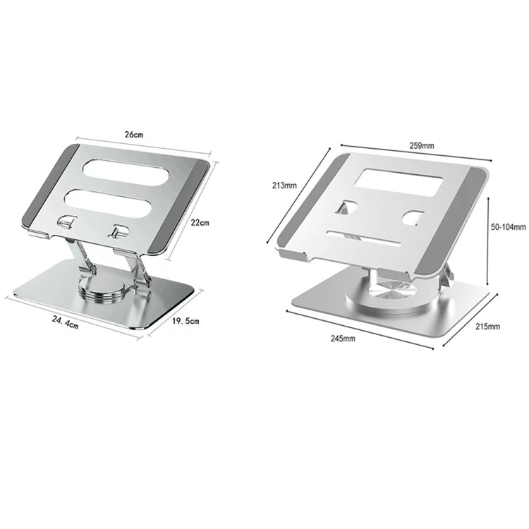 Multifunctional Desktop Foldable Rotating Laptop Cooling Bracket, Spec: SP-086 (Gray) - Computer & Networking by buy2fix | Online Shopping UK | buy2fix