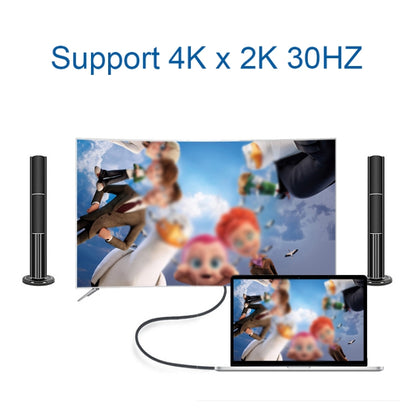 QGeeM QG-UA18 1920x1080P USB-C/Type-C To DVI Video Cable, Length: 3m -  by QGeeM | Online Shopping UK | buy2fix