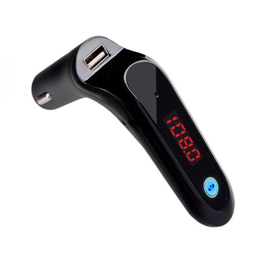 S7 Smart Digital Display Music Player Calling Car Charger, Color: Black - In Car by buy2fix | Online Shopping UK | buy2fix