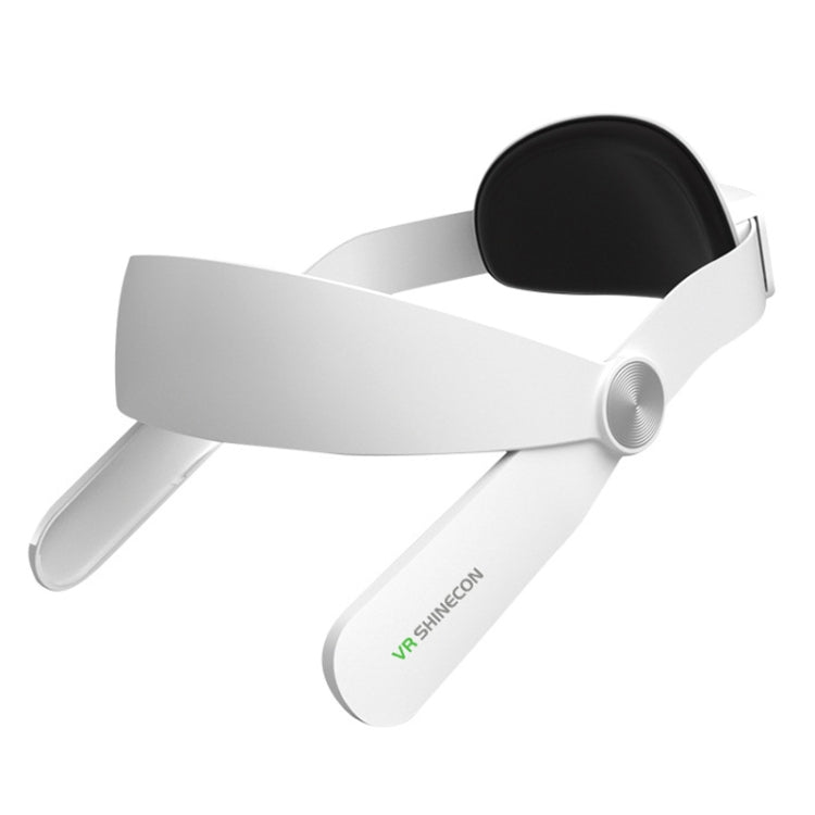 For Oculus Quest 2 VR SHINECON OS01 Adjustable All -In -One Head Strap VR Accessories(White) - Consumer Electronics by buy2fix | Online Shopping UK | buy2fix