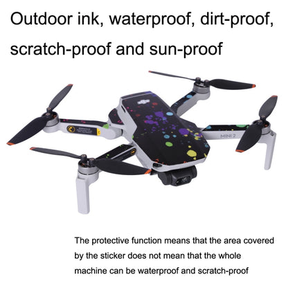 Sunnylife MM2-TZ452 For DJI Mini 2 Waterproof PVC Drone Body + Arm + Remote Control Decorative Protective Stickers Set(Drawing Red) - DJI & GoPro Accessories by Sunnylife | Online Shopping UK | buy2fix