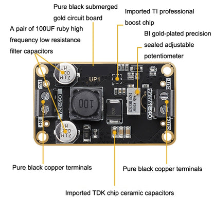 DC-DC Adjustable Step-Down Power Module 3V-32V To 3-36V 72W Stereotype Board(As Show) - Consumer Electronics by buy2fix | Online Shopping UK | buy2fix