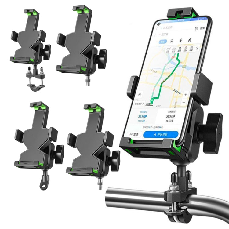 A04 Metal Motorcycle Mobile Phone Navigation Bracket Bicycle Frame Multifunctional Car Fixed Clamp(Rearview Mirror Model) - In Car by buy2fix | Online Shopping UK | buy2fix