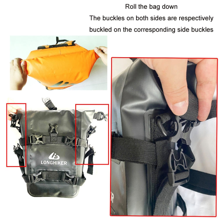 LONGHIKER Motorcycle Quick Release Waterproof Bumper Side Bag(Yellow) - In Car by buy2fix | Online Shopping UK | buy2fix