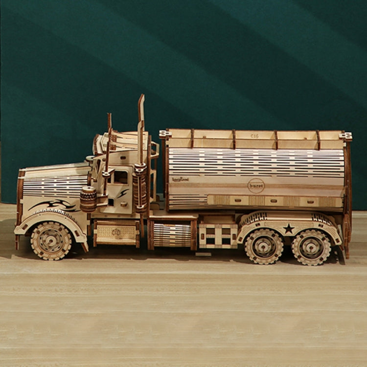 Fuel Tanker Money Storage Jar 3D Wooden Puzzle Children Educational Toys DIY Handmade Ornaments  Large - Puzzle Toys by buy2fix | Online Shopping UK | buy2fix