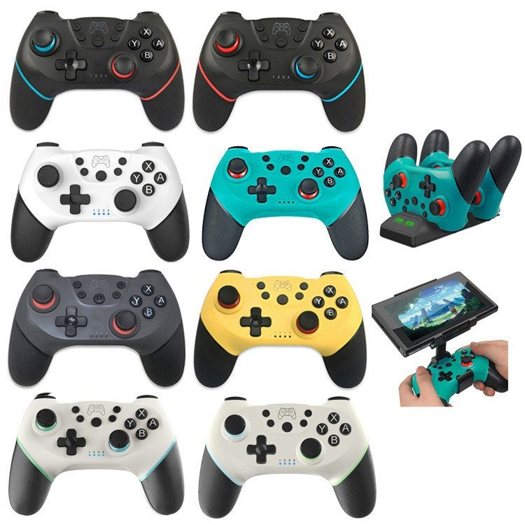 For Switch/ Switch OLED/Switch Lite Bluetooth Handle 6-axis Wireless Gamepad(Left Green Right Blue) - Gamepads by buy2fix | Online Shopping UK | buy2fix