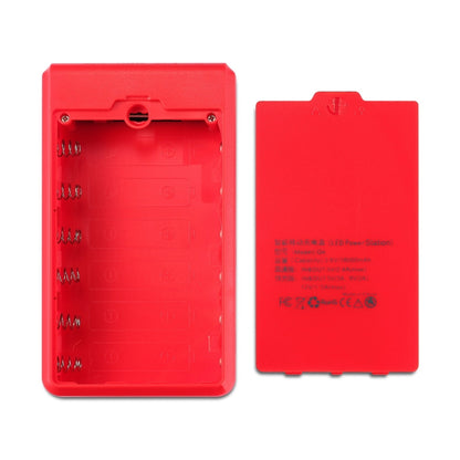 Q6 Removable 6 Sections 18650 Battery Box Charger Case, Style: Flash/Fast Charge(Red) - Consumer Electronics by buy2fix | Online Shopping UK | buy2fix