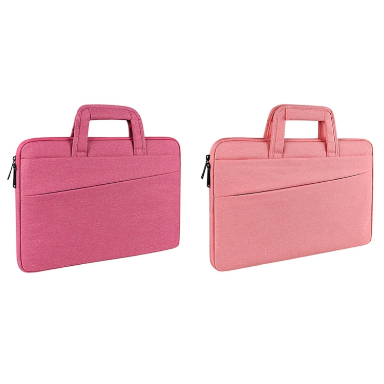 ST03 Waterproof Laptop Storage Bag Briefcase Multi-compartment Laptop Sleeve, Size: 15.6 inches(Pink) - 15.6 - 17 inch by buy2fix | Online Shopping UK | buy2fix