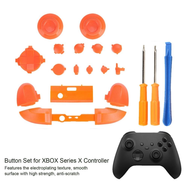 For Xbox Series X Controller Thumbstick LB RB Bumpers Trigger Buttons With Screwdriver Accessories(Transparent) - Repair & Spare Parts by buy2fix | Online Shopping UK | buy2fix