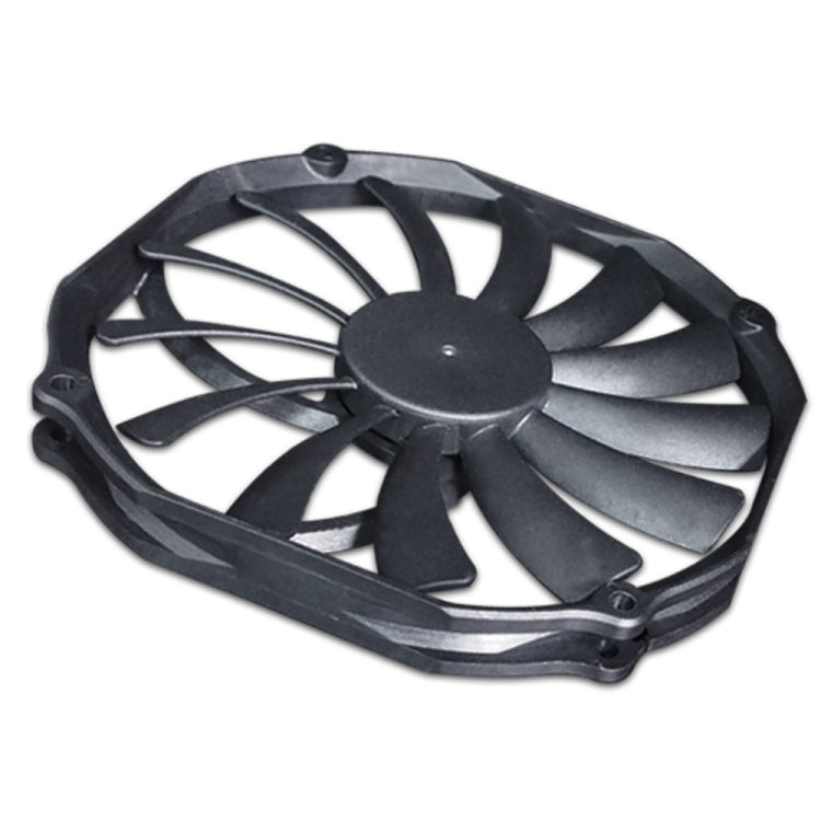 FANNER Ice Soul F14015 4PIN PWM Ultra-thin Chassis Fan Desktop Computer Radiator(Black) -  by FANNER | Online Shopping UK | buy2fix