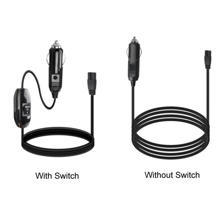 12V/24V Car Refrigerator Cable B Suffix Cigarette Lighter Plug Power Cord, Length: 2m With Switch -  by buy2fix | Online Shopping UK | buy2fix