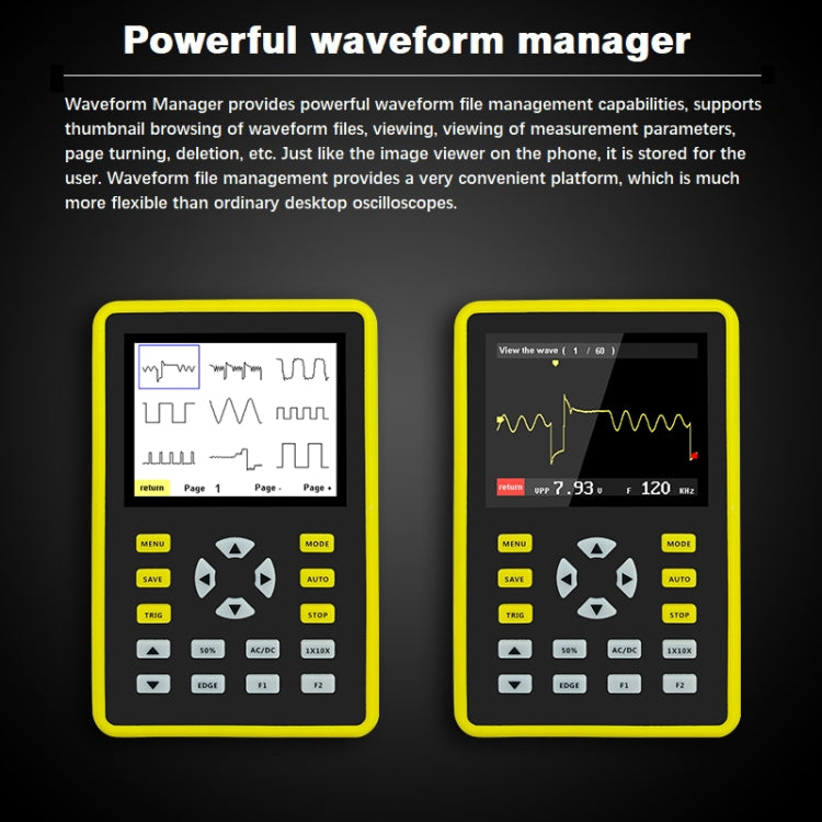 FNIRSI 2.4 Inch IPS Screen 100MHz Digital Oscilloscope(5012H) -  by FNIRSI | Online Shopping UK | buy2fix