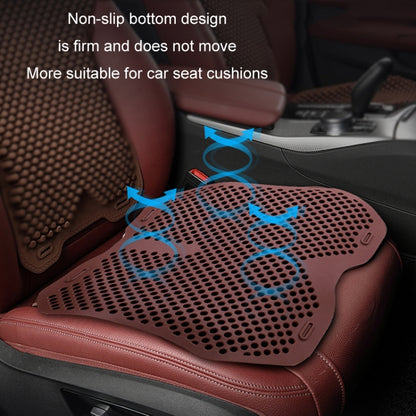 Silicone Car Seat Cushion Summer Breathable Cool Pad, Color: Rear Cushion Coffee -  by buy2fix | Online Shopping UK | buy2fix