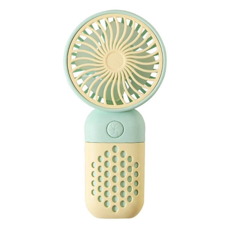 Z8 Handheld Cute Mini USB Fan Portable Dormitory Desktop Fan(Green) - Electric Fans by buy2fix | Online Shopping UK | buy2fix