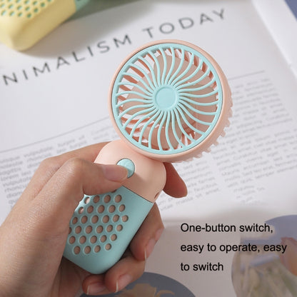 Z8 Handheld Cute Mini USB Fan Portable Dormitory Desktop Fan(Green) - Electric Fans by buy2fix | Online Shopping UK | buy2fix