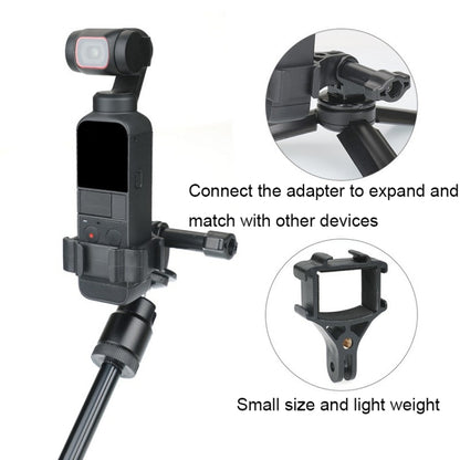 Bracket+Adapter RCSTQ for DJI Pocket 2 Expansion Adapter Holder Camera Fixed Connection Accessories - Mount & Holder by RCSTQ | Online Shopping UK | buy2fix