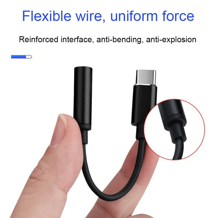 RCSTQ for DJI Action 2 Type-C/USB-C to 3.5mm Audio Conversion Cable(Black) -  by RCSTQ | Online Shopping UK | buy2fix