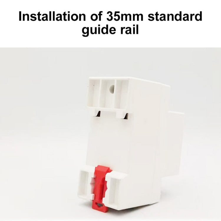 DDM15SD 5 (20) A Single-phase Multi-function Rail Meter with Backlight LCD Display - Current & Voltage Tester by buy2fix | Online Shopping UK | buy2fix