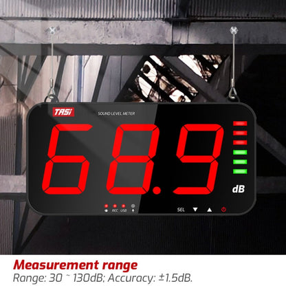 TASI TA654A Large Screen Wall-Mounted Noise Meter Decibel Detector - Light & Sound Meter by TASI | Online Shopping UK | buy2fix