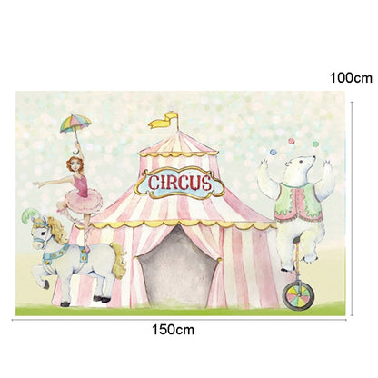 150 x 100cm Circus Clown Show Party Photography Background Cloth Decorative Scenes(MDT03796) -  by buy2fix | Online Shopping UK | buy2fix