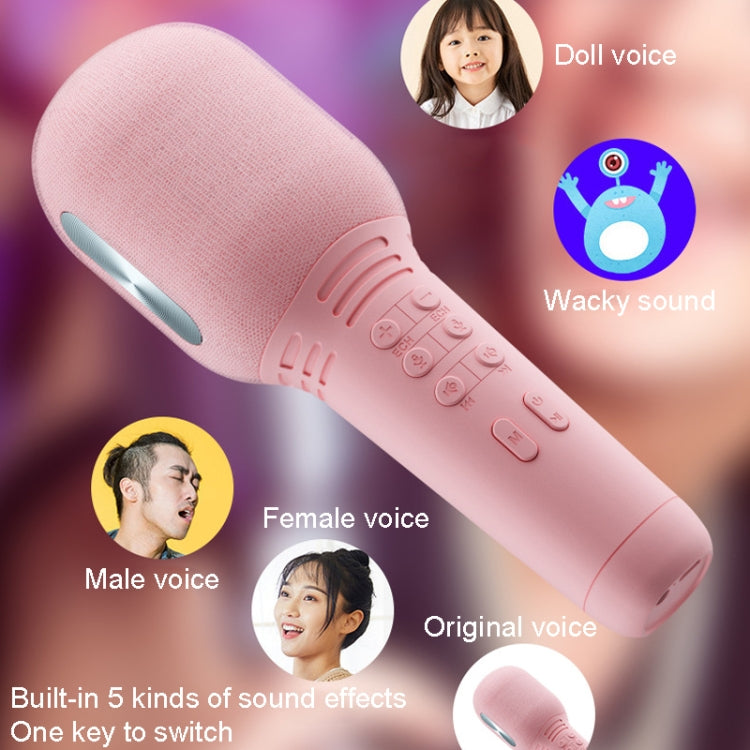 K9 Wireless Bluetooth Microphone Mobile Phone Sing Microphone(Pink) - Microphone by buy2fix | Online Shopping UK | buy2fix