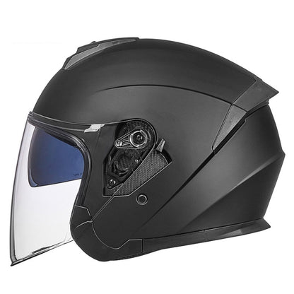 GXT Electric Vehicle Four Seasons Sun Protection & Windshield Double Lens Helmet, Size: XL(Matt Black) - Helmets by GXT | Online Shopping UK | buy2fix