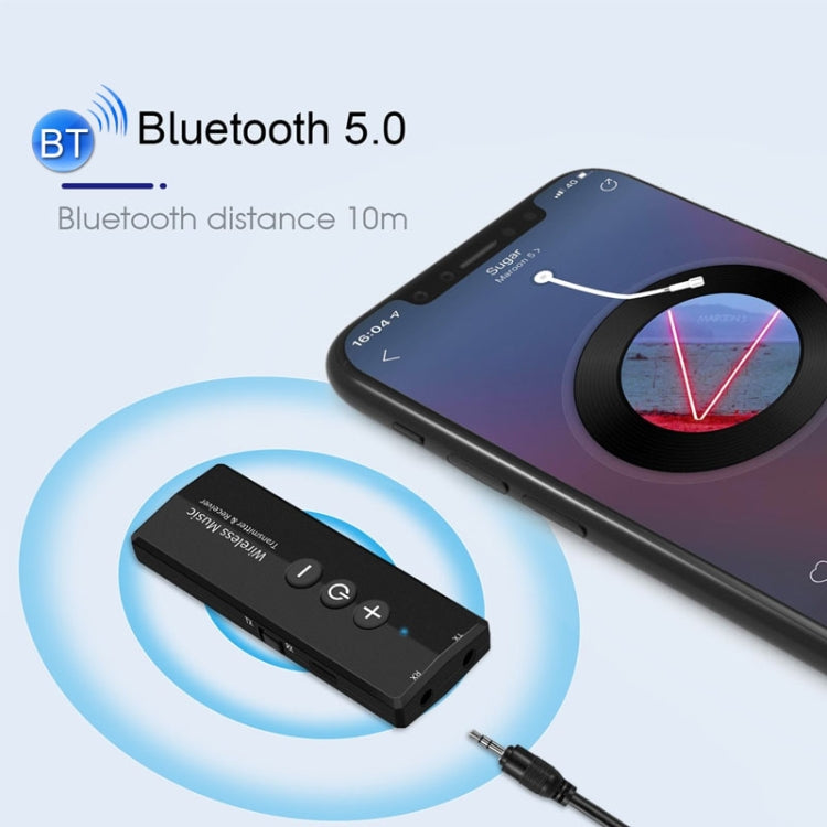 3 In 1 Bluetooth 5.0 Adapter TV Computer Wireless Audio Receiving Transmitter - Audio Receiver Transmitter by buy2fix | Online Shopping UK | buy2fix