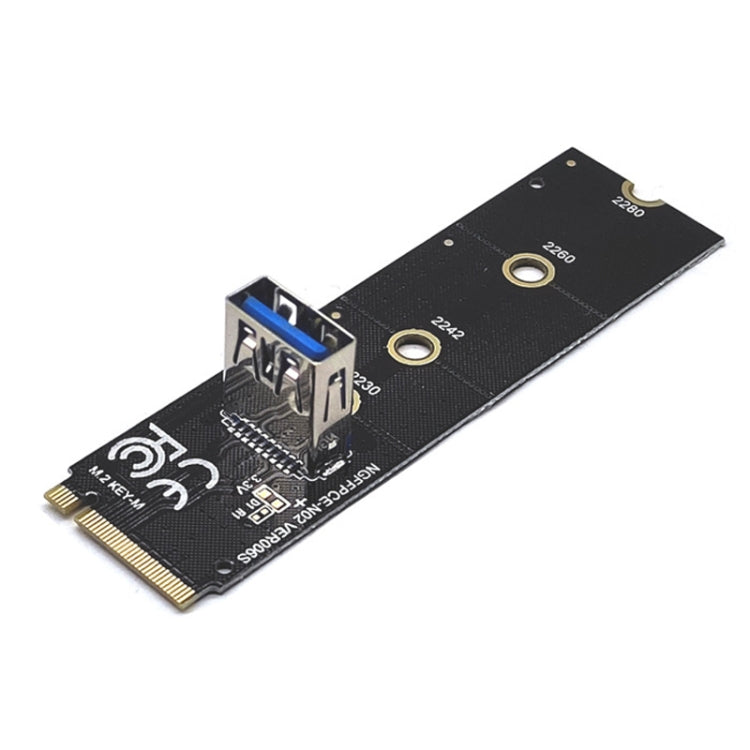 M.2 NVME To USB 3.0 PCI-E Expansion Card  Adapter for Graphics Card(Blackboard) - Add-on Cards by buy2fix | Online Shopping UK | buy2fix