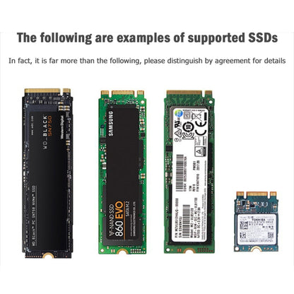 USB3.1 10Gbps GEN2 To NVME SATA Dual Protocol M.2 SSD Riser Card - Add-on Cards by buy2fix | Online Shopping UK | buy2fix