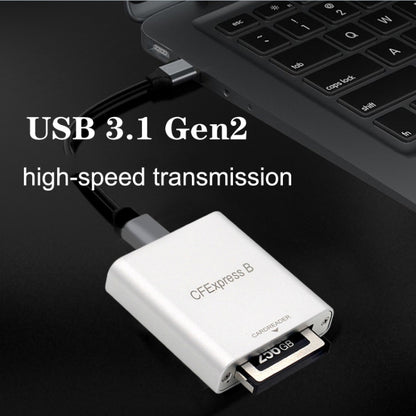 10G High Speed USB3.2 Z6/Z7 1DX3 Wiring CFEXPRESS Card Reader With Double Line -  by buy2fix | Online Shopping UK | buy2fix